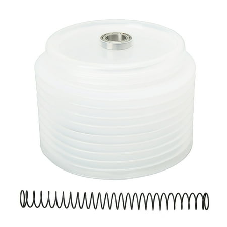 

2024 Hole Saw Dust Bowl Collector 125mm Silicone Transparent Bottom Cover with Spring for Drilling