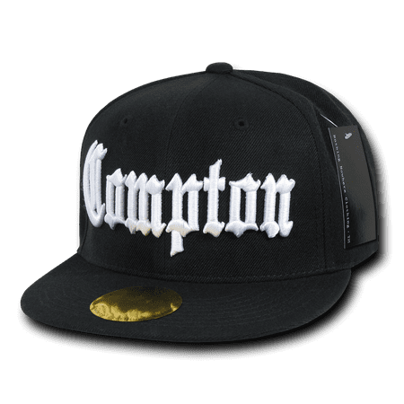 Old English City Snapback Caps Hats Hat Cap For Men Women Compton/Black ...