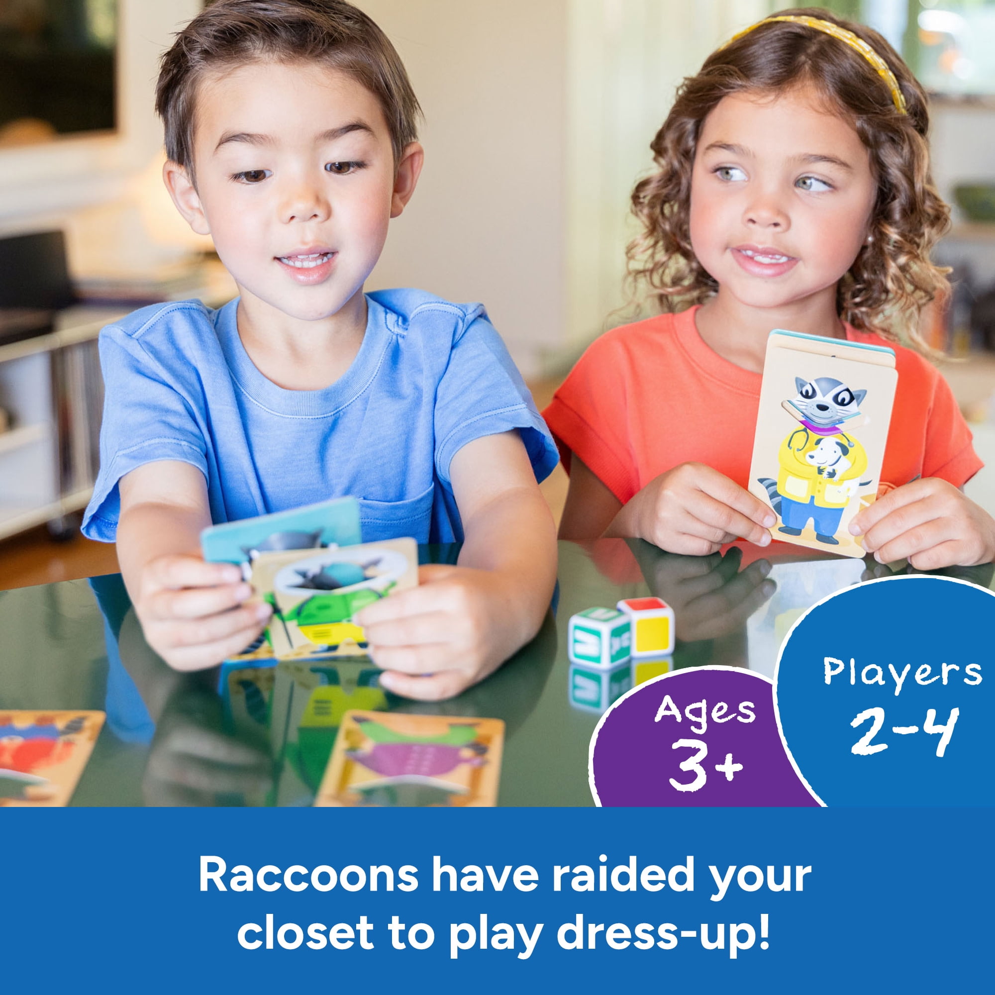 Educational Insights Raccoon Rumpus, Preschool Board Game, Matching Activity, Kids Ages 3+