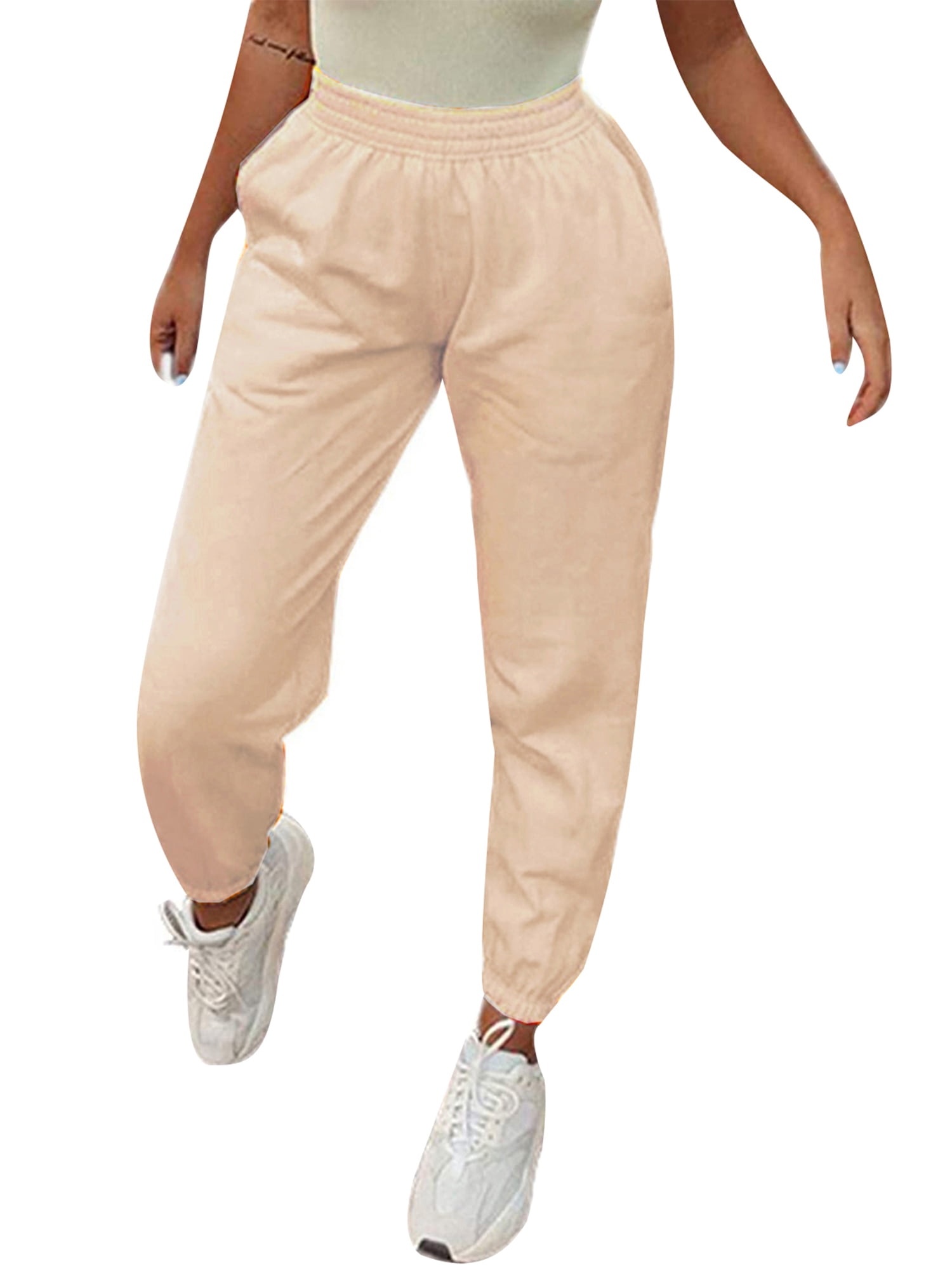 khaki joggers womens walmart