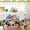 Birthday2, variant on Happy Birthday Tablecloth Colorful Gifts Balloon Confetti Spill/Oil Proof Washable Table Cloths, Polyester Table Cover for Home Dining Party, Indoor, Outdoor Decoration
