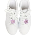 thumbnail image 2 of Unique Bargains Faux Leather Flower Shoelace Charms 1 Pair Purple, 2 of 5