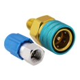 thumbnail image 2 of R1234YF a R134A adaptador de acoplador rápido de lado bajo acoplador de aire acondicionado para coche, con apagado automático, fácil y cómodo de usar. Macarena Acoplador rápido R1234YF, 2 of 7