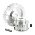 thumbnail image 1 of 2Pcs Metal Synchronous Pulley Gear Motor Belt Gear Drive Wheel Gear S/N Cj0618 Mini Lathe Gears Metal Cutting Machine Gears, 1 of 5
