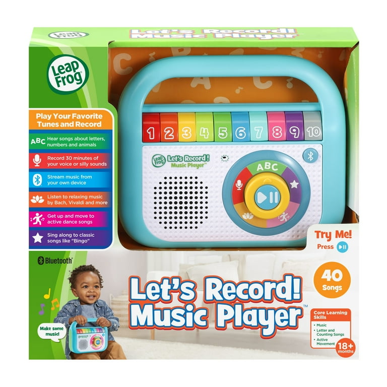 LeapFrog Let's Record! Music Player Baby and Toddler Toys