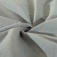 thumbnail image 2 of NTBAY 3 Pieces Washed Cotton King Duvet Cover Set, Breathable Zipper Closure Comforter Cover Set for Kids, Light Gray, 2 of 5