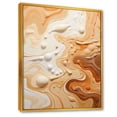 thumbnail image 2 of Designart "Mirage Of Abstract Macchiato" Abstract Shapes Floater Framed Canvas Art Print, 2 of 5