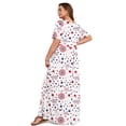 thumbnail image 3 of Asklazy Women's Short Sleeve Loose Plain Maxi Dresses Casual Long Dresses with Pockets,2XL,Presidents Day Saving, 3 of 10