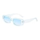 thumbnail image 1 of Gafas de sol rectangulares para hombre, elegantes y modernas, con montura gruesa para viajes y escenarios. Azul, 1 of 9