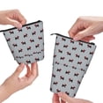 thumbnail image 3 of Picia Polka Dot Christmas Dog Print Telescopic Pencil Case, Telescopic Pen Holder Telescopic Pencil Pouch Bag Stationery Pencil Case Box Storage Organizer Makeup Bag, 3 of 6