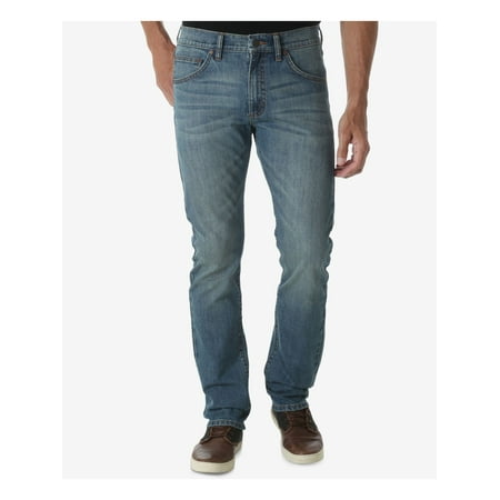 WRANGLER Mens Blue Slim Fit Jeans 30 X 32