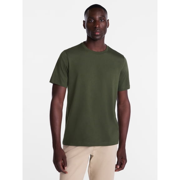 George Men's and Big Men's Crewneck Tee with Short Sleeves, Size XS-3XL