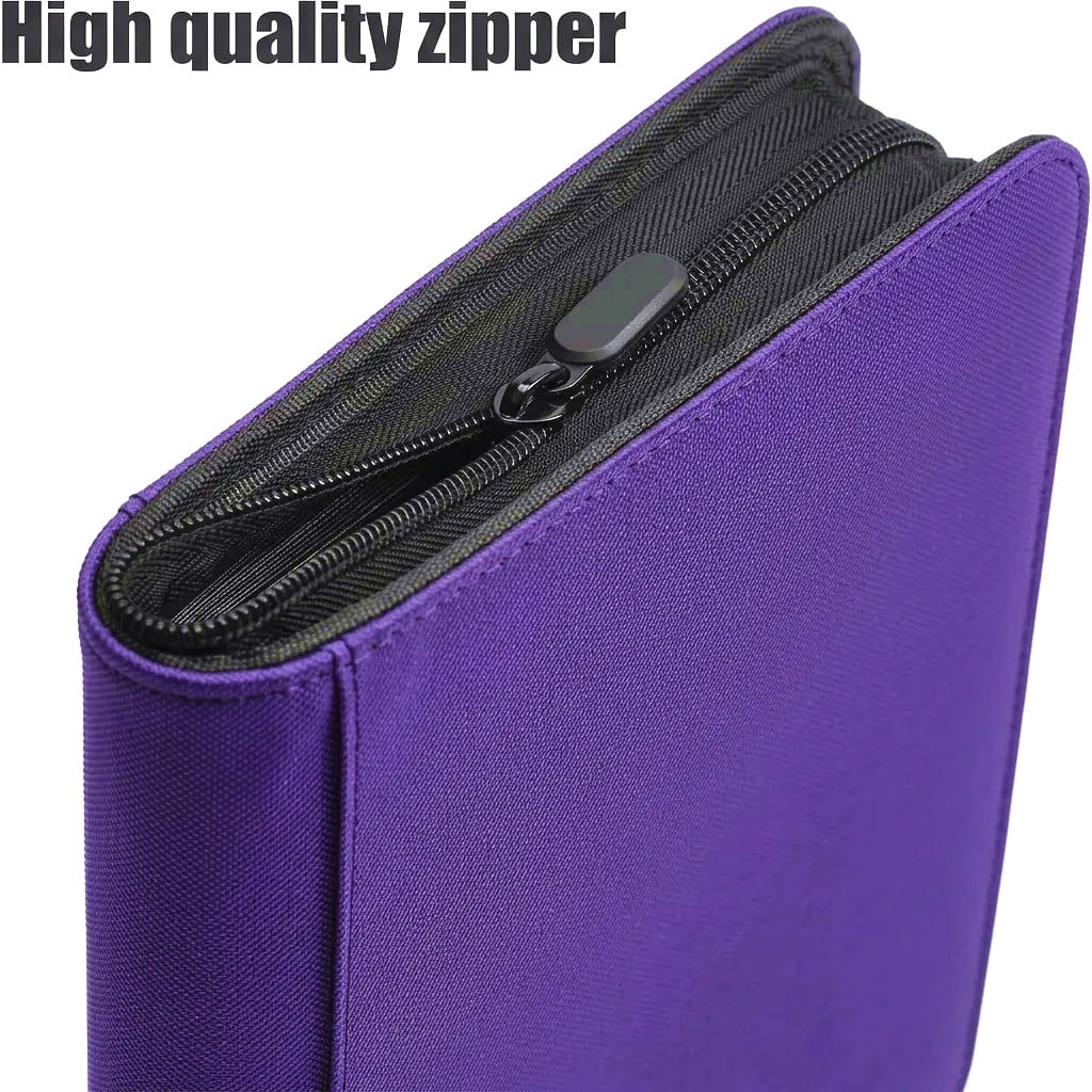 720 Pockets Trading Card Binder, 12-Pocket Card Ablum Compatible with lorcana,MTG,Sports Cards & Other Standard Size Trading Card（Purple)