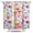 White-19, variant on Waterproof Pioneer Shower Curtain 84x72 Inch Polyester Unique Colorful Floral Shower Curtain for Bathroom Hotel Home Decor with 12 Plastic Hooks