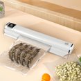 thumbnail image 4 of DPTALR Machine de Conservation des Aliments sous Vide Petite Machine de Scellage Automatique en Plastique Machine de Scellage par Compression Machine d'Emballage Sec et Humide, 4 of 9