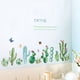 thumbnail image 3 of Inteprter Conjunto de pegatinas de pared, calcomanía de Cactus de dibujos animados, papel tapiz decorativo para interiores, póster extraíble, Decoración del hogar, 3 of 6