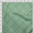 thumbnail image 3 of oneOone Viscose Jersey Fabric Tartan Check Print Sewing Fabric BTY 60 Inch Wide, 3 of 5