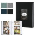 thumbnail image 5 of Photo Album with Writing Space 4x6 Inch 50 Page Memo Album Large or Small Linen Cover Clear Acid-Free Sleeves Refillable DIY Memory Book for Family Wedding Baby Keepsake, 5 of 5