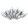 thumbnail image 3 of Krator Silver Motorcycle Spike Bolt Screw Fairings 6pcs Compatible with Kawasaki Ninja ZXR ZX 6R 7R 9R 750 900, 3 of 4