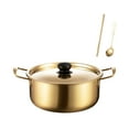 thumbnail image 2 of Korean Ramen Cooking Pot Cookware Instant Noodles Pot for Camping Stew Curry 24cm, 2 of 8