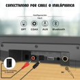 thumbnail image 5 of Barra de Sonido 120W Bluetooth 5.0 Altavoz Sistema TV y Cine, 5 of 5