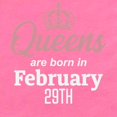 thumbnail image 2 of CafePress - Queens Are Born In February 29Th Body Suit - Cute Infant Bodysuit Baby Romper - Size Newborn - 24 Months, 2 of 3