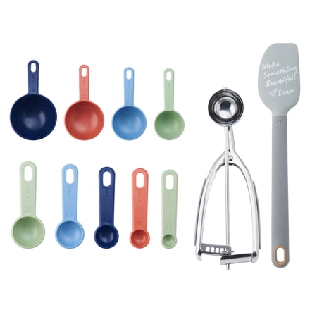 Beautiful 11-Piece Baking Set in Grey Smoke by Drew Barrymore