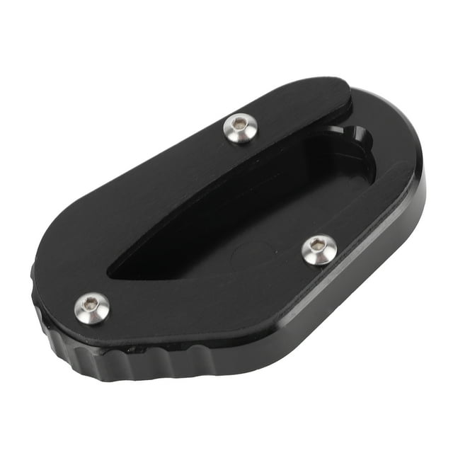 Side Stand Enlarger, Kickstand Plate High Strength Large Contact Rustproof Abrasion Resistance For Bonneville T120 2016-2020 Black