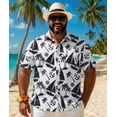 thumbnail image 2 of COOFANDY Big and Tall Men' Hawaiian Shirts Short Sleeve Tropical Floral Button Down Shirt Casual Summer Beach Shirts, 2 of 6