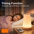thumbnail image 7 of DAYBETTER Night Light,Dimmable Lamp,5 Brightness and 13 RGBW Colors,Touch and Remote Control,Portable Table Bedside Lamp,Rechargeable LED Lamp for Baby Nursery Bathroom/Living Room/Nightstand/Bedroom, 7 of 7