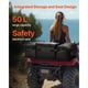 thumbnail image 4 of JWRWEFA 50L ATV Rear Seat Rack Bag with Cushion, 600D Oxford ATV Cargo Storage Bag w/Bottle Holder & Elastic Bungee, Universal Rear Rack Bag for ATV UTV Can-Am, 4 of 12