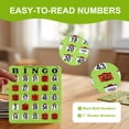 thumbnail image 5 of GSE Games & Sports Expert 100-Pack Green Jumbo Shutter Bingo Cards, Finger-Tip Slide Bingo Game Cards with Easy-Read Large Numbers & Sliding Windows, 5 of 9