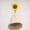 Yellow, variant on Cififendec Handmade Woven Sunflower Hat Clip Keychain, 3.93"×3.15", Snap Hook Hat Retainer for Straw Hat Handbag Decor & Outdoor Travel Cap Anti-lost Storage