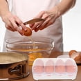 thumbnail image 5 of 8 Huevos Caja de almacenamiento Refrigerador Huevo Huevo Contenedor Huevos portátiles Portador para camping picnic (blanco), 5 of 5
