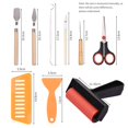 thumbnail image 3 of 100PCS Screen Printing Starter Tools Kit with 50pcs Disposable Gloves Transparency Film Roll Dust Sticky Mat Fixed Position Plate for DIY Handcraft, 3 of 7