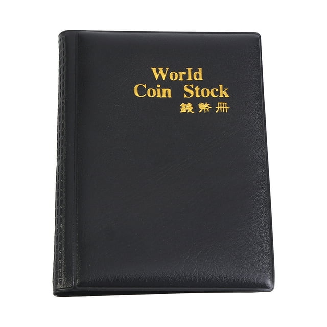 10 Pages Unique Transparent Coin Books Coin Album Simple Tokens Badges For Coins