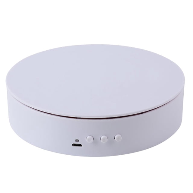 Expositor Giratorio Eléctrico de 360 Grados, Giratorio Motorizado de 20 cm, Soporte para Joyas, para Fotografía.