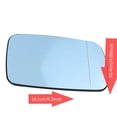 thumbnail image 4 of facefd Right Passenger Side Outside Heated Rear View Mirror Heating Car heating rearview mirror glass Rearview Mirror Glass Replacement for BMW E39 51168209812, 4 of 6