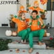 thumbnail image 2 of 2018 nuevo conjunto de pijamas de Halloween a juego para la familia de Navidad para mujeres, hombres, bebés, niños, pijamas a rayas para la familia, conjunto de ropa de Pijama para niños, 2 of 4