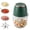 Dark green, variant on Electric Mini Food Processor with Stainless Blades, Cordless Garlic Chopper 350ml