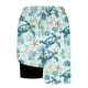 thumbnail image 2 of Ceisia Men's Watercolor Sea Turtle Print Beach Shorts with Quick Dry Stretch Fabric and Anti-Exposure Liner Multicolor XXL Gifts, 2 of 6