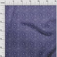 thumbnail image 2 of oneOone Cotton Jersey Dark Blue Fabric Geometric Tortoise & Bird African Sewing Fabric By The Yard Printed Diy Clothing Sewing Supplies 58 Inch Wide, 2 of 4