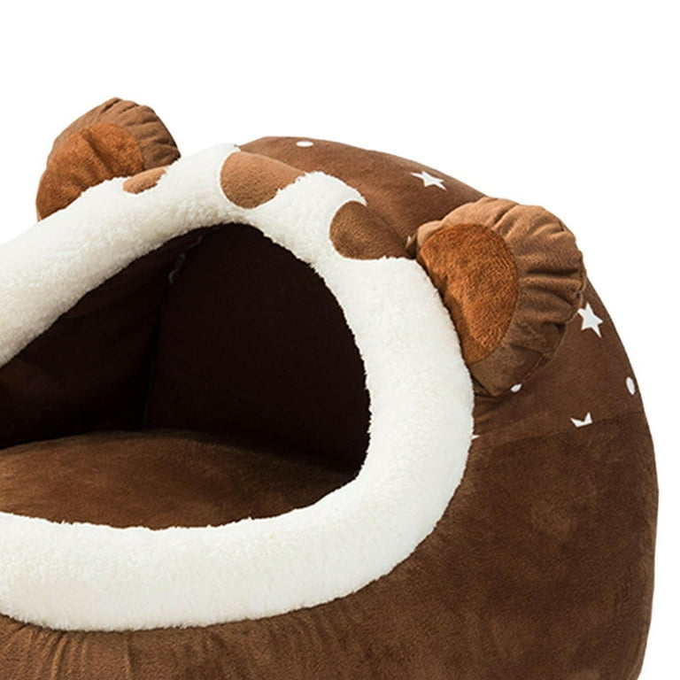 Hooded nest dog deals bed