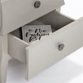 thumbnail image 4 of Adore Decor Arlan Side Table with Two Drawers Gray, 4 of 10