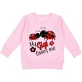 thumbnail image 2 of Inktastic My Gigi Loves Me with Cute Ladybugs Toddler Sweatshirt, 2 of 4