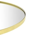 thumbnail image 4 of TEHOME Yolanta Gold Round Mirror, 30 inches Diameter, Circle Wall, 4 of 5