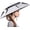 Silver, variant on RedSwing Large Umbrella Hat Double Layer, Hands Free UV Protection Head Umbrella Hat for Adults, Lightweight Windproof Sun Shade Hat for Fishing Gardening Beach Golf Outdoor Activities