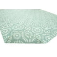 thumbnail image 3 of K2 Floor Style Valencia Light Blue Hand-Tufted Wool & Silkette™ Area Rug, 3 of 3