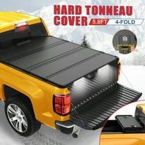 5.8FT Hard Tonneau Cover For 2014-18 Chevy Silverado GMC Sierra Truck Bed 4-Fold