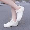 thumbnail image 3 of YOURDIARY YOURDIARY Girls Cheerleading Shoes, Breathable Mesh White Youth Cheer Sneakers with Hook and Loop Strap for Competition, Training, Dance & Walking, 3 of 9